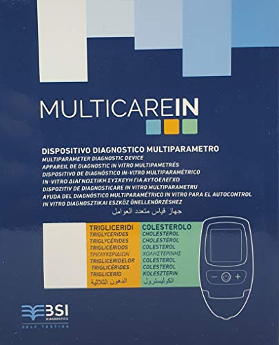 MULTICARE Cholesterol and Triglycerides Home Test Meter Kit Monitor. CE Approved!