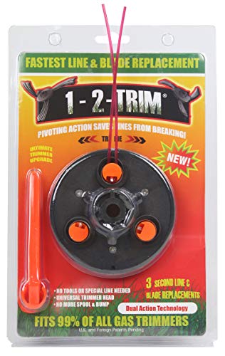 1-2-Trim Blade and Line Gas Trimmer Universal Weed Eater Head Replacement