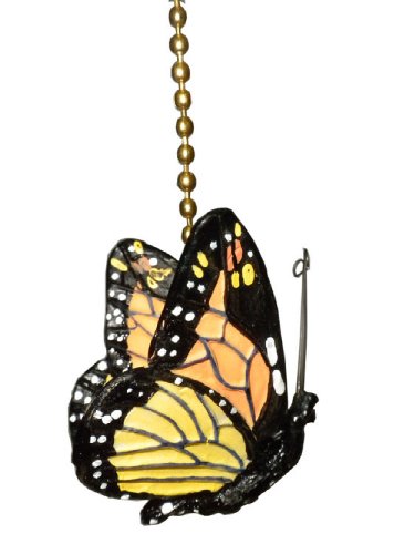 monarch Butterfly Ceiling Fan Pull Chain Ornament Decor