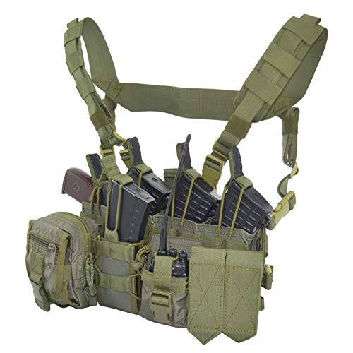 SPOSN/SSO Tactical Molle Chest Rig Wagner D3 | Russian Assault Vest (Olive)