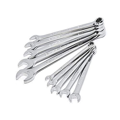 Crescent 10 Pc. 12 Point Metric Combination Wrench Set - CCWS3