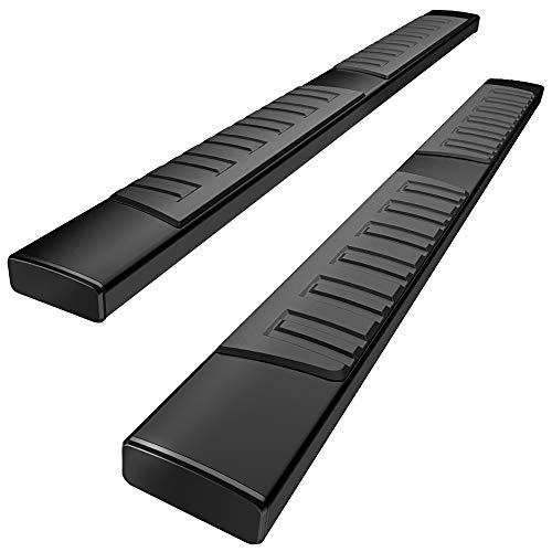 YITAMOTOR 6 inch Running Boards Compatible with 2015-2020 Ford F-150 SuperCrew Cab Pickup 4-Door & 2017-2020 Ford F-250 F-350 Super Duty Crew Cab Black Textured Aluminum Side Steps Nerf Bars