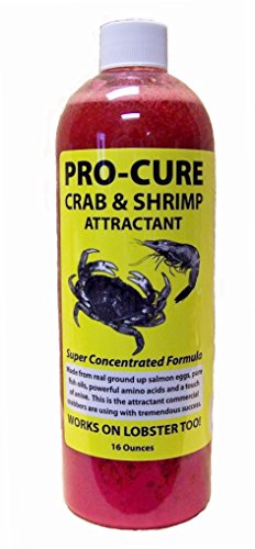 Pro-Cure Crab and Shrimp Attractant Bait Oil, 16 Ounce