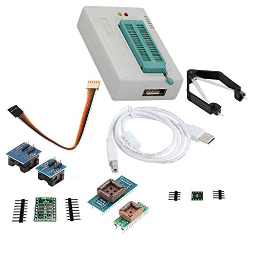 LAQIYA TL866Ⅱ Plus Programmer USB EPROM Flash BIOS Programmable Logic Circuits 6 Adapters Socket Extractor for 15000 IC