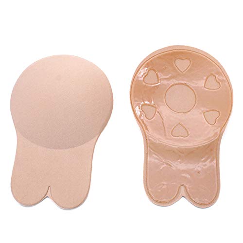 Adhesive Bra, Invisible Bra,Breast Lift Tape Reusable Breast Pasties Nippleless Covers Rabbit Ear (D/E)