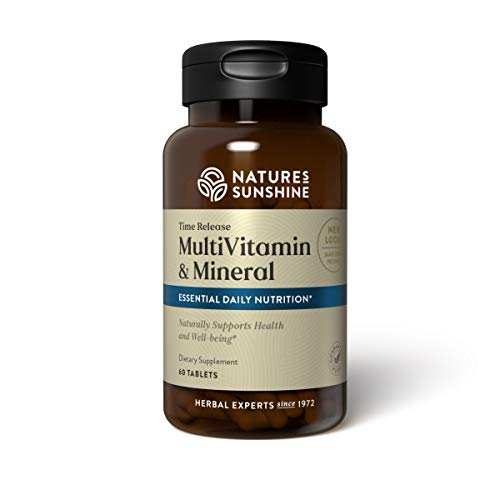 Nature's Sunshine Multiple Vitamin and Minerals Time Release 60 Tablets