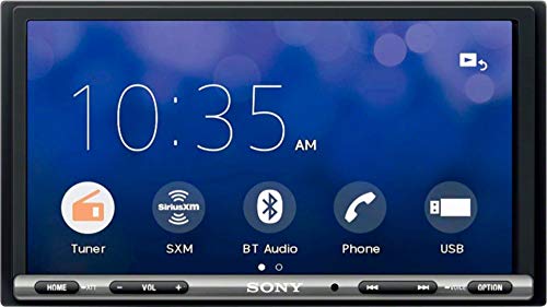 Sony - 7' Android Auto/Apple CarPlay - Built-in Bluetooth in-Dash Digital Media Receiver - Black