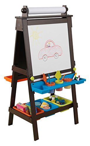 KidKraft 62043.0 Storage Easel - Espresso Novelty