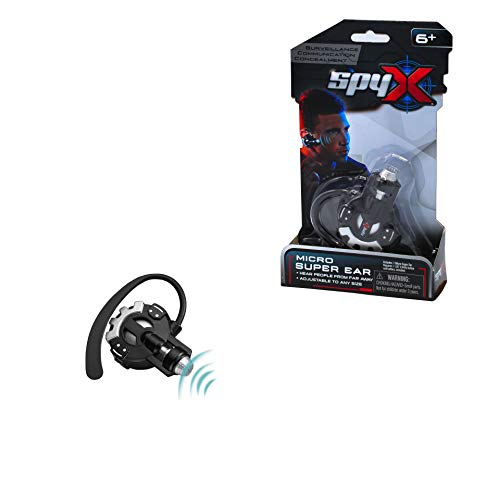 SpyX / Micro Super Ear - Spy Toy Listening Device with Over-the-Ear Design. A Perfect hands free addition for your spy gear collection!