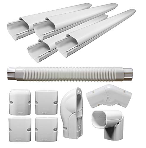 pioneer air conditioner Decorative PVC Line Cover Kit for Mini Split Air Conditioners and Heat Pumps - WYS-LCVR-KIT