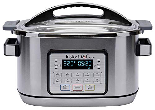 Instant Pot Aura Pro Multi-Use Programmable Slow Cooker with Sous Vide, 8 Quart