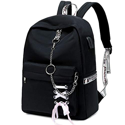 Hey Yoo HY760 Cute Casual Hiking Daypack Waterproof Bookbag School Bag Backpack for Girls Women