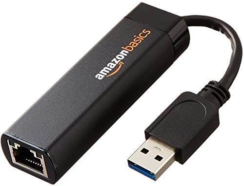 AmazonBasics USB 3.0 to 10/100/1000 Gigabit Ethernet Internet Adapter