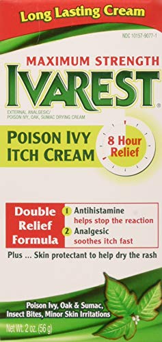 Ivarest 8 Hour Maximum Strength Anti - Itch Cream - 2 Oz