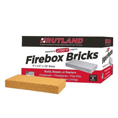 Rutland Products Fire Brick, 6 count, Pack of 1
