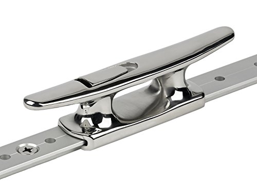 Schaefer Mid-Rail Chock and Cleat Mounts on 1 x 1/8-Inch T-Track fits Up to 1/2-Inch/13mm Line