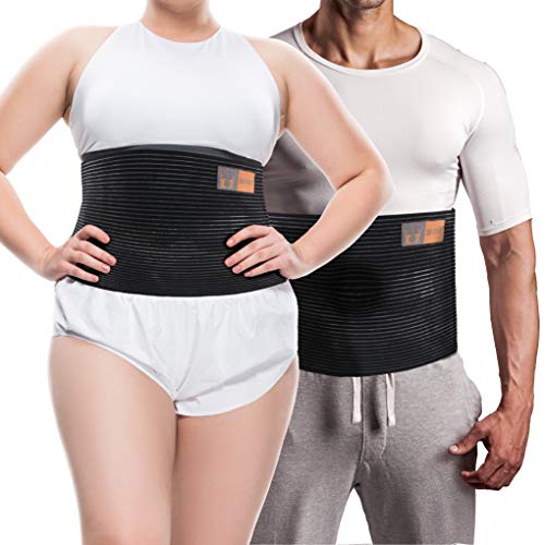 Plus Size Umbilical Hernia Support Belt I Pain and Discomfort Relief from Umbilical, Navel, Ventral and Incisional Hernias I Hernia Binder for Big Men and Large Women I XXL/2XL