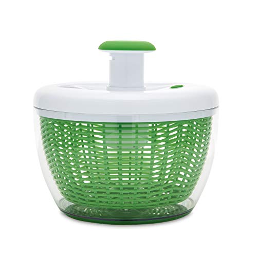 Farberware Pro Pump Salad Spinner, Large 6.65 quart, Green