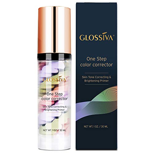 Glossiva Makeup Primer One Step Color Corrector, Skin Tone Correcting and Brightening Primer 30 ml