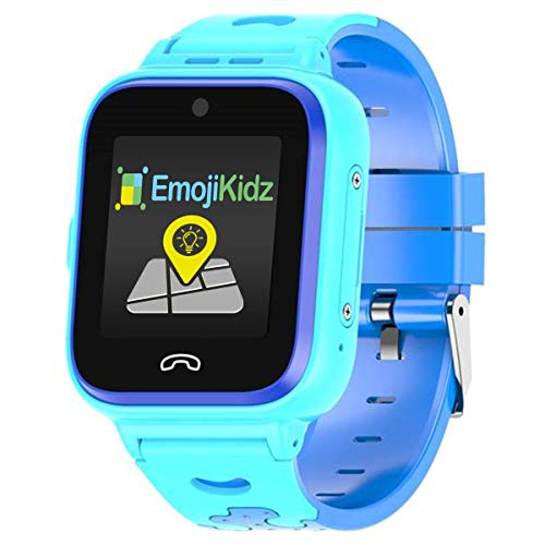 2020 Model 4G Kids Smartwatch Preinstalled SpeedTalk SIM Card GPS Locator 2-Way Face to Face Call Voice & Video Camera SOS Alarm Remote Monitoring Worldwide Coverage in 200 Countries [Ages 4-12] Blue