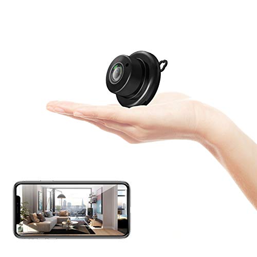 Fivota Mini Camera, WiFi Home Security Hidden Camera, Nanny Camcorder with 2 Way Audio Motion Detection Night Vision, Portable Indoor/Outdoor Video Recorder