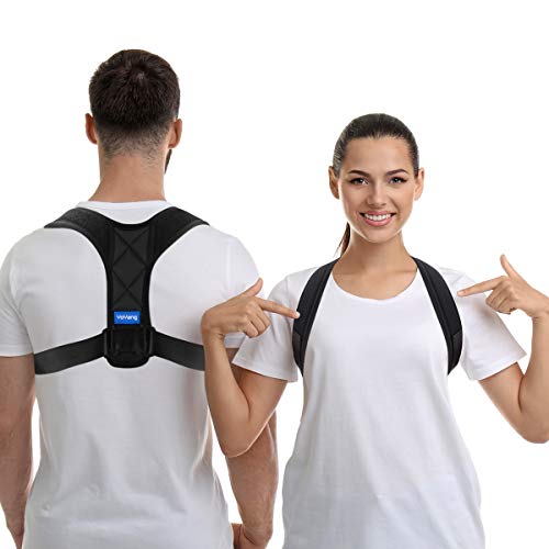 Posture Corrector for Women Men - USA Designed Upper Back Brace Posture Corrector - Posture Brace Posture Support Clavicle Brace for Providing Pain Relief from Neck, Back & Shoulder