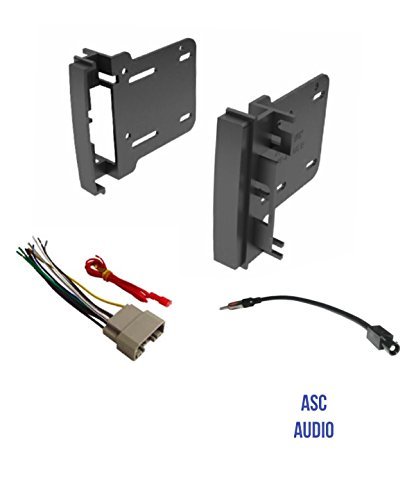 ASC Audio Car Stereo Radio Install Dash Kit, Wire Harness, and Antenna Adapter to Add a Double Din Radio for Some Chrysler Dodge - Compatible Vehicles Listed Below