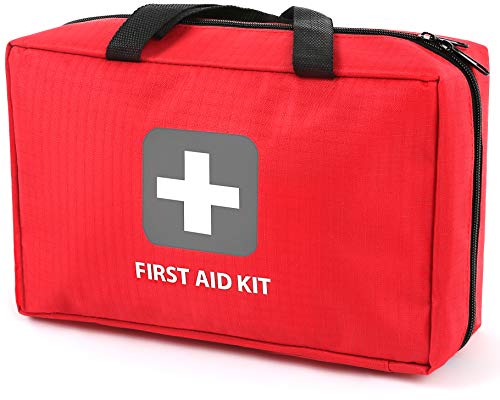 First Aid Kit – 291 Pieces of First Aid Supplies | Hospital Grade Medical Supplies for Emergency and Survival Situations | Ideal for Car, Camping, Hiking, Travel, Office, Sports, Pets, Hunting, Home
