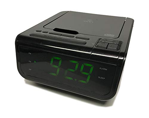 Onn ONA502 CD/AM/FM/Alarm Clock Radio with Digital Tuning Alarm with and USB Port to Charge Devices + Large 1.2 inch Green LED Display + Aux-in Jack,Top Loading CD Player - Refurbished