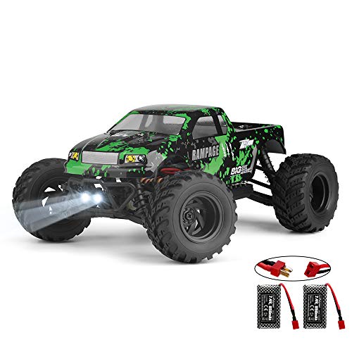 HAIBOXING 1:18 Scale All Terrain RC Car 18859E, 36 KPH High Speed 4WD Electric Vehicle with 2.4 GHz Remote Control, 4X4 Waterproof Off-Road Truck with Two Rechargeable Batteries