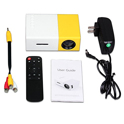 Portable Mini projectors LED Micro Projector 1080P Home Party Meeting Theater Projector