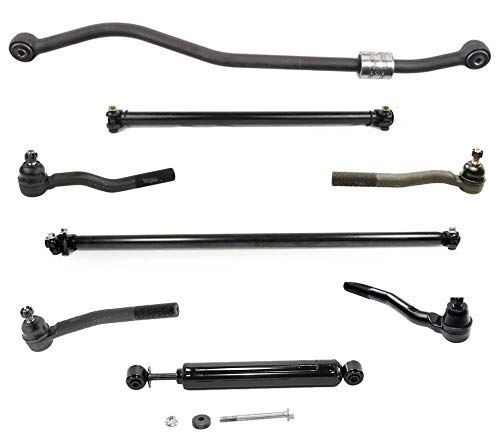 Mac Auto Parts 130451 99-04 Jeep Grand Cherokee Steering Kit Tie Rods Sleeves and Steering Stabilizer