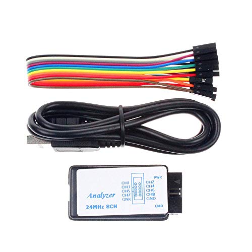 Comidox 1Set USB Logic Analyzer Device Set USB Cable 24MHz 8CH 24MHz 8 Channel UART IIC SPI Debug for Arduino ARM FPGA M100 Hot