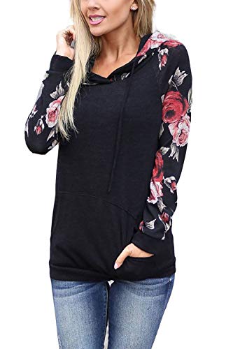 Minipeach Women's Long Sleeve Tops, Tie Dye Sweatshirt, Zip Up Hoodie Oversized-Sweatshirts Pullover