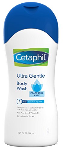 Cetaphil Ultra Gentle Body Wash, Fragrance Free, 16.9 Fl Oz (Pack of 3)