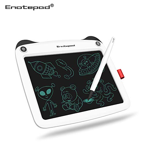 LCD Writing Tablet 9'' (9 inch), Best Gift Electronic Drawing and Writing Board for Kids & Adults, Handwriting Paper Doodle Pad for Office, School, Home [White-N2]