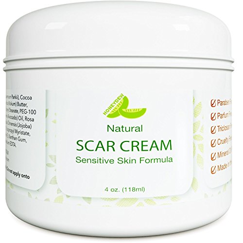 Best Scar Cream for Face - Vitamin E Oil for Skin After Surgery - Stretch Mark Remover for Men & Women - Anti Aging Lotion - Acne Scar Removal for Old Scars on Body - Scar Treatment for Cuts