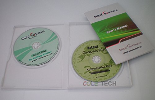 ARTCUT 2009 Pro Software for Sign Vinyl Plotter Cutter Cutting Plotter 9 Languages 2CD