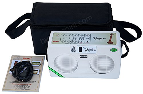 Electronic Tanpura - RADEL Saarang Ranjani Plus 5 Digital Tanpura, In USA, 5 Strings, Electronic Tambura Box, Instruction Manual, Bag, Power Cord (PDI-AEH)