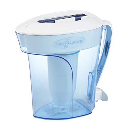 ZeroWater ZP-010, 10 Cup Water Filter Pitcher with Water Quality Meter