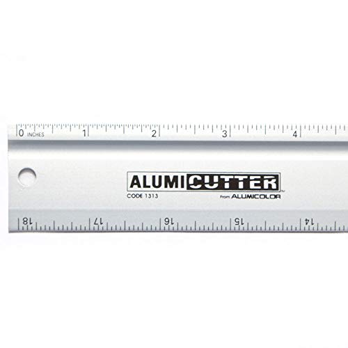 Alumicolor Straight-Edge Alumicutter Size: 18',Silver