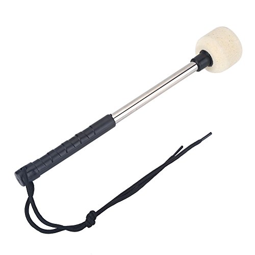 Fafeims Bass Drum Mallet Wool Felt Head Timpani Sticks with Lanyard Percussion Instrument Accessory