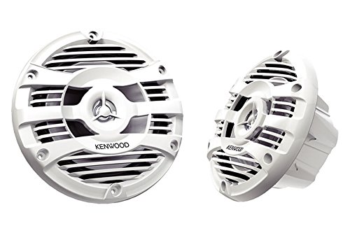 Kenwood KFC-1653MRW 6.5' 2-Way Marine Speakers Pair (White)