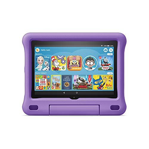 All-new Fire HD 8 Kids Edition tablet, 8' HD display, 32 GB, Purple Kid-Proof Case