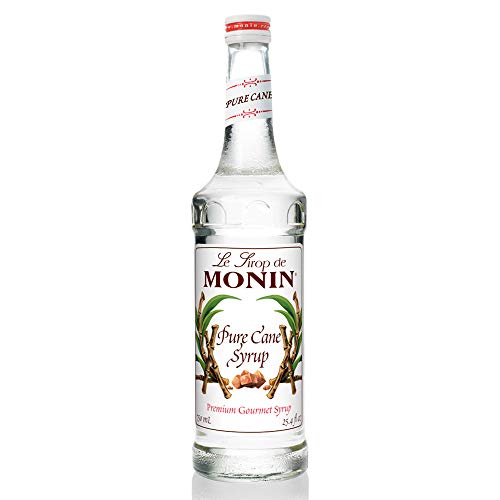 Monin - Pure Cane Syrup, Pure and Sweet, Great for Coffee, Tea, and Specialty Cocktails, Gluten-Free, Vegan, Non-GMO (750 Milliliters)