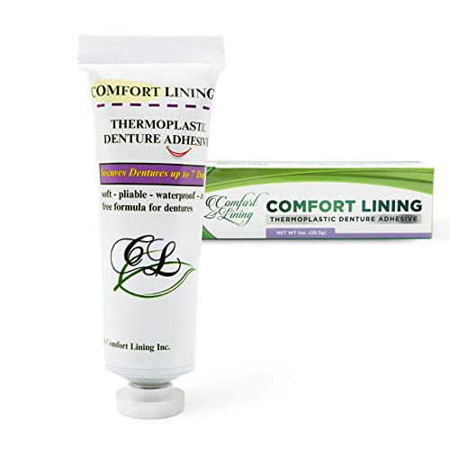 Comfort Lining Thermoplastic Denture Adhesive 1 oz.(28 Grams)