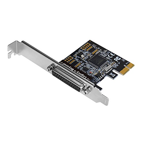 SIIG Legacy and Beyond Series 1 Port Single Parallel PCIe Card - Supports SPP/EPP/ECP - IEEE 1284 Standard