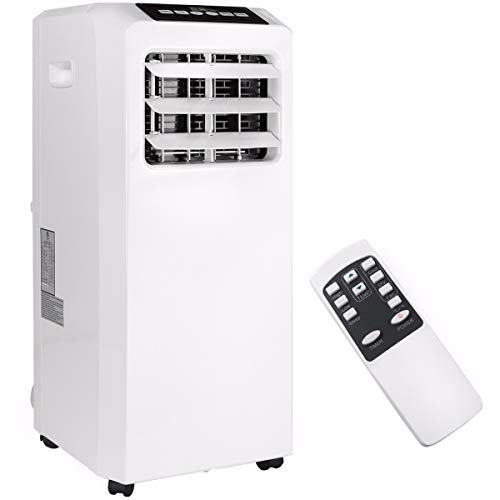 Barton 8,000 BTU 4in1 Portable Air Conditioner Dehumidifier Fan A/C Cooling for Rooms up to 250 Sq. ft with Remote Control Kit