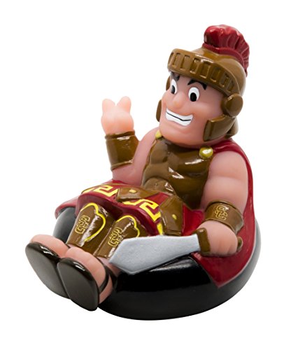 Rubber Tubbers University of Southern California - Premium Bath Toy Collectible Sports Memorabilia - First Ever Collectible Line of Licensed Floating Collegiate Mascots (USC Trojans | Tommy Trojan)