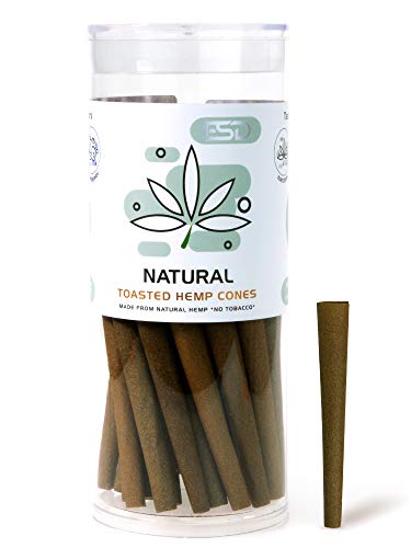 Cyclones Natural Flavored Pre Rolled Hemp Wraps | 50 Pack | Natural Organic Prerolled Wraps with Packing Sticks Included for Efficiency